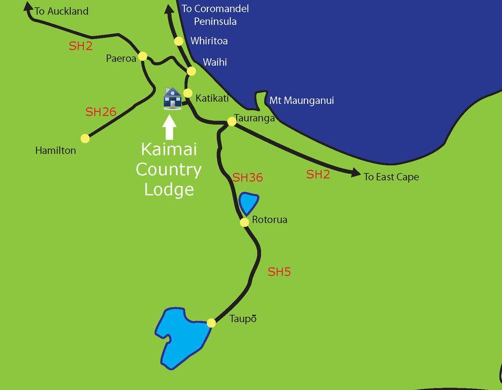 Kaimai Country Lodge Katikati Extérieur photo
